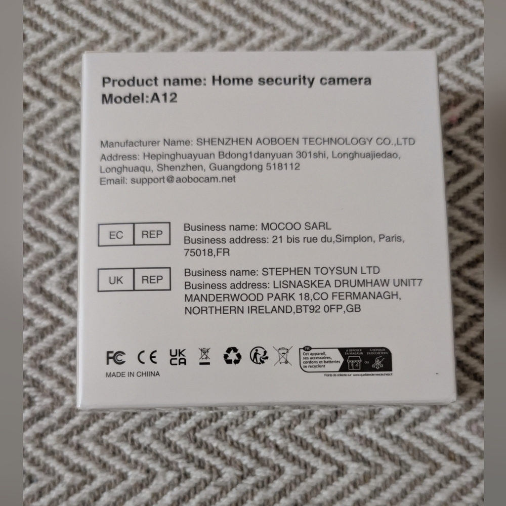 A12 Black Security Webcam - Picture 3 of 7